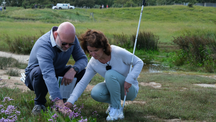 wandeling blinden en slechtzienden